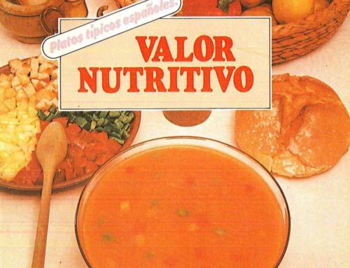 Valor nutritivo. Platos típicos españoles