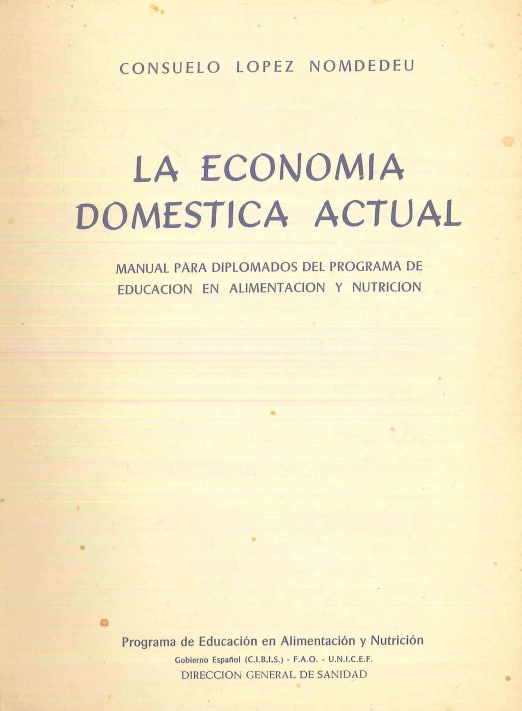 La economía doméstica actual